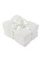4-Piece Bath Towels, 100% Combed Cotton 550 GSM, Quick Dry, Highly Absorbent, White - 2