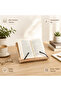 Natural Beech Wood Book & Tablet Stand - 2