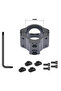 حامل ليزر بمصباح يدوي من Scope Optics مقاس 25.4 مم و1 بوصة لحامل المشبك لأنظمة السكك الحديدية Mlok للصيد - 4