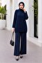 Fi̇le Detailled Pants Suit 20982