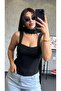 Women's New Season Scarf Underwire Corset Blouse - 3
