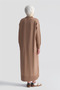 Baklava Patterned Knitwear Dress 25Ktd958 Latte - 5