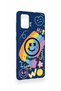 Samsung-A71 Compatible Happing Smile Patterned Silicone Case - 3