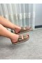 Women's eleni mink suede double buckle comfortable sole slippers - 4