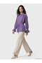 Lcw Modest Lilac Oversize Women's Shirt Tunic - 2