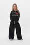 Girl's Wide-Legged Contrast Waist Detailed Top and Bottom Set