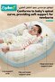 Newborn Nursing Pillow, Multifunctional Baby Wedge Pillow, Double-Sided Anti-Reflux Baby Lounger, Baby Feeding Support Pillow for Bottle & Breast Feeding - 2