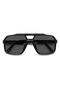UV Protected Sunglasses Black Frame Grey Polarized Mirror Lens 61mm - C-SPORT-03/S-807 - 4