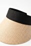 Foldable Straw Visor Hat - 4