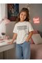 100% cotton stranger things printed unisex children's t-shirt ecru short sleeve crew neck summer - 3