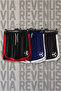 Volleyball Printed Unisex Retro Varsity Daily Training Sports Shorts 3-Pack