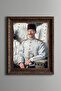 Mustafa Kemal Atatürk - Vintage Patterned Painting - Thick Model