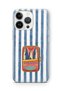 iPhone 15 Pro Max Compatible Sardine Box Patterned Transparent Phone Case