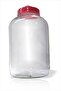 Wide Mouth 8-Liter Large Glass Jar with Leak-Proof Plastic Lid and Handle for Pickles, Tomato Paste, Jam, Olives, Dates, Storage Container, Yogurt, Fermentation Jar, Fat Food, Legume Jars - 3