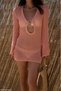 Women's Openwork Chest-Cut Knitwear Beach Dress
