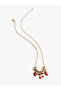 Beaded Fruit Charm Necklace - 2