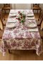 Duck Fabric Vintage French Country Patterned Decorative Plain Tablecloth - 3