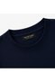 Men's Oversize Fit Cotton Crew Neck Navy Blue T-Shirt - 7