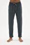 Kly 126B Men's Cotton Modal Flat Leg Large Size Oversized Single Pajama Bottoms'4 Seasons' - 2