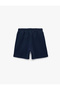 Printed Detailed Cotton Shorts with Elastic Waistband - 2
