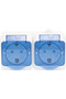 Double socket with earthing Schneider IP44 blue, horizontal surface mounting - 3