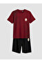 Vizyon New Season Printed Men's Shorts Pajama Set - 5