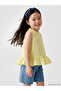 Nevavm Ruffle Collar Sleeveless Girls' Shirt with Difference - 2