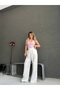 Women's Muslin Fabric Cotton Relaxed Fit Casual Trousers - 4