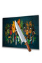 2-Piece Glass Cutting Board with Spice Pattern 25X35 4mm - 2