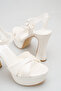 Rengi Cabraz Platform Thick High Heeled Evening Dress Sandals - 3