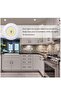 1W COB LED Puck Light 6-Pack with Remote Control – Wireless, Dimmable, Touch Sensor - 5