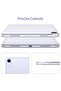 iPad Air 5th/4th Generation 10.9 Inch Case, Frosted Transparent Shockproof TPU Cover - 5