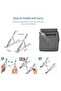 Adjustable Laptop Stand, Portable Aluminium Laptop Riser Laptop Holder for Desk, Foldable Ventilated Cooling Computer Support Stand for Apple MacBook Pro/Air, HP, Sony, Dell - 4