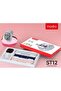 ST12 Smart Watch 2.2 Inch Full Screen Display With 4G SIM card Support 3 Pair Straps and Wireless Charger For Ladies and Gents Silver - 3