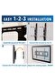 TV Wall Mount Bracket for 32-65 Inch TVs, VESA Compatible, Premium Tilt, 175 Lbs Capacity - 4