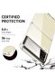 Samsung Galaxy Z Flip 4 5G 2022 Clear Slim Phone Case with Transparent Hard PC Back & Soft TPU Edges - 4