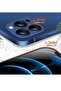 Case Compatible with iPhone 15 Pro Slim, 0.2mm Paper-Thin, Lightweight, Translucent Matte (Blue) - 3