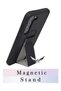 Galaxy S23 Plus Case Cover with Magnetic Stand & Holder Premium Silicone Hand Strap Grip Car Mount Kickstand Finger Grip Case Cover For Samsung Galaxy S23 Plus (Black) - 2