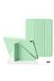 iPad 10.2 Inch Case, Compatible with iPad 9th, 8th & 7th Gen, 5-in-1 Viewing, Auto Wake/Sleep, Soft Back Cover, Matcha Green