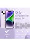 5-in-1 iPhone 14 (6.1-Inch) Purple Silicone Case - With 2 Screen Protectors & 2 Camera Lens Protectors - 2