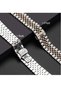 Compatible with Apple Watch Band 41mm 40mm 38mm, Stainless Steel Heavy Band with Butterfly Folding Clasp Link Bracelet for iWatch Series8/7/6/ SE Series 5/4/3/Men Women - 4