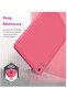 Soft TPU Pink Trifold Smart Cover for iPad Air 13" (M2) 2024 – Auto Wake/Sleep and Pencil Holder - 7
