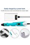 Intelligent 3d Pen With Led Display, 3d Printing Pen With Usb Charging,10 Colors Pla Filament Refills, Compatible Pla Abs,Perfect Arts Crafts Gift - 4