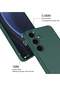 Slim Liquid Silicone Case for Samsung Galaxy S24 Plus (DarkGreen) - 2