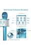 2 Pack Wireless Bluetooth Karaoke Microphone for Kids – Portable Handheld Mic Speaker Machine in Purple & Blue, Perfect Gift for All Ages - 5