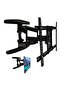 Heavy Duty Full Motion TV Wall Mount Bracket Fit 32”-75” Inches LCD LED CURVED Screen TV Black - 2