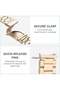 Gold Stainless Steel Galaxy Watch Band – Compatible with 7FE, 6, 5, 4, 5 Pro, 6 Classic, and 4 Classic, Gapless Design - 4