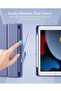 Smart Folio Soft TPU Case for iPad 9/8/7 Gen/iPad 10.2 (Purple) - 2