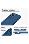 Case for iPhone 15 Pro Max, Classic Liquid Silicone Shockproof, Durable, Anti-Drop, Full Protection cover (15 Pro Max, Blue) - 2
