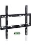 TV Wall Mounts Bracket for 26-65 Inch VESA 400 x 400mm and 35kg Loading Capacity Fixed Mounting Bracket for LED LCD OLED Flat Curved Screen TVs